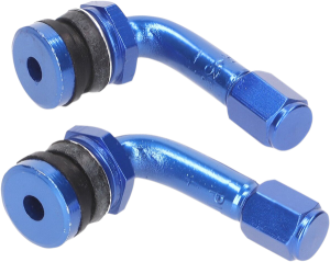 Tire Valve Set 90° Blue