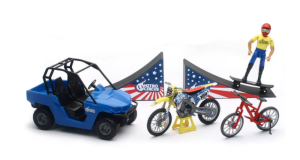 Travis Pastrana Nitro Circus játékkészlet 1:18 méretarányú modell, nordicamoto.ro