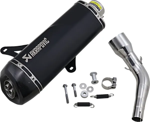Stainless Steel Slip-on Line Scooter Muffler Black, 2, nordicamoto.ro