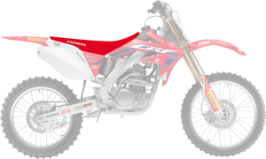 Replica Team Seat Cover Red, 2, nordicamoto.ro