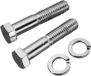Custom Handlebar And Riser Mounting Bolts Silver