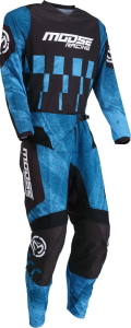 Tricou Moose Racing Qualifier Black/Blue 2XL, 4, nordicamoto.ro