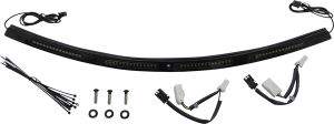 Genesis® 4 Dynamic Led Batwing Windshield Trim Black