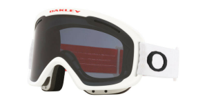 Motoros szánokhoz szükséges felszerelések, Oakley O-Frame 2.0 Pro M motoros szán szemüveg, matt fehér és sötét szürke, nordicamoto.ro