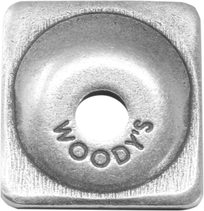 Angled Digger® Backing Plates Silver
