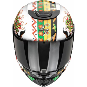 SCORPION EXO-JNR AIR YUCATAN S teljes arcú gyermek sisak, fekete/sárga/piros, 4, nordicamoto.ro