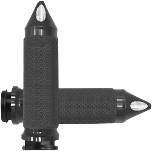 Vibration Dampening Memory Foam Grips Black, 1, nordicamoto.ro