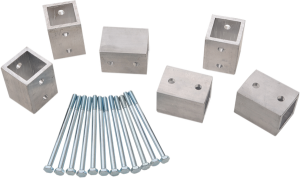 Ramp Shield Bracket Adapter Kit Silver