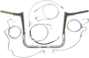 1-1/4(r) Viking Handlebar Installation Kit Silver