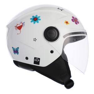Acerbis Brezza White S/50 gyermek fúvóka sisak, 2, nordicamoto.ro