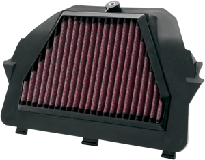 High Flow Air Filter Black, Red