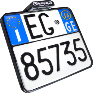 License Plate With Taillight Black, 2, nordicamoto.ro