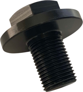 Steering Stem Bolt Anodized Black, 2, nordicamoto.ro