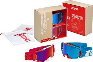 100% Armatic Jett Lawrence limitált kiadású kék/rózsaszín úszószemüveg-készlet – EGY MÉRET, 1, nordicamoto.ro