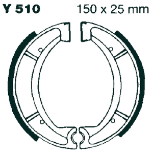 (r)g(r) Grooved Brake Shoe