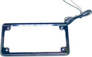 Led License Plate Frame White