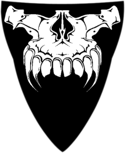 Stretch Skull Half-face Mask Black