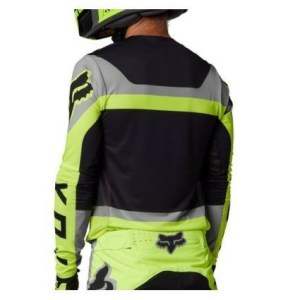 Fox Flexair Efect Jersey póló, fluoreszkáló sárga, L-es méret, 2, nordicamoto.ro