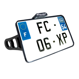 Side Mount License Plate Holder Black, 2, nordicamoto.ro