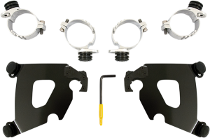 Cafe Fairing Trigger-lock Hardware Kit Black, 1, nordicamoto.ro