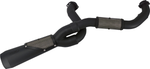 Big Sexy 2-into-1 High Performance Exhaust Black, Ceramic, 3, nordicamoto.ro