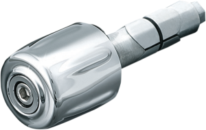 Mechanical Cruise Assist Handlebar End Weight Silver, 2, nordicamoto.ro