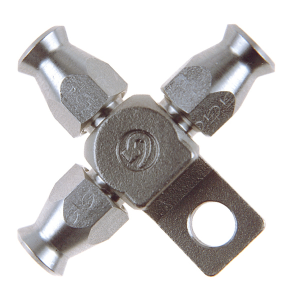 Brake Line Tee Silver