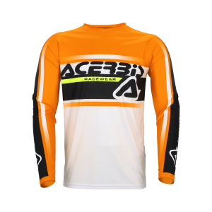Acerbis Linear Lugo póló, narancssárga/fehér, XL, 5, nordicamoto.ro