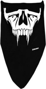 Stretch Skull Half-face Mask Black, 2, nordicamoto.ro