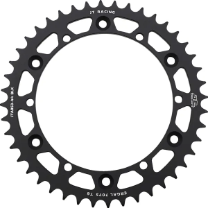 JT SPROCKETS Racelite alumínium hátsó lánckerék, fekete , nordicamoto.ro