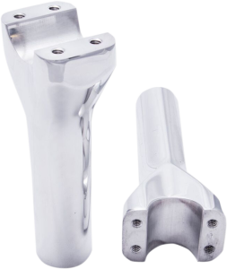 Assault Handlebar Riser Silver, 1, nordicamoto.ro