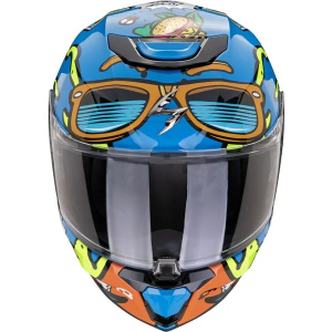 Casca integrala de copii SCORPION EXO-JNR AIR FUN L Alb/Albastru, 4, nordicamoto.ro