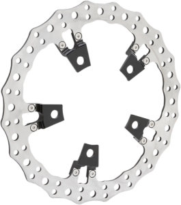 Jagged Floating Rotor Black, Silver, 2, nordicamoto.ro
