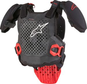 Alpinestars A5 S V2 gyermek sisak, fekete/piros, S/M, 1, nordicamoto.ro