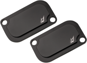 Engine Block Off Plates Black