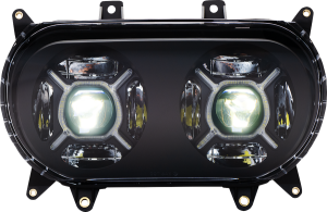 Double-x Led Headlight Black, 3, nordicamoto.ro