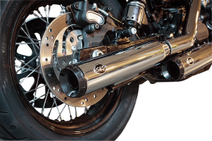 Grand National Slip-on Mufflers Black, 1, nordicamoto.ro