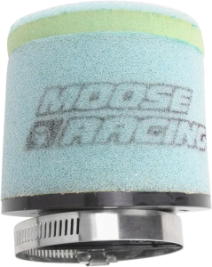MOOSE RACING precíziós, előolajozott légszűrő, kék 