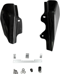 Frame Mounted Heat Deflectors Black