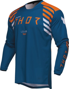 Thor Launchmode Zone Blue Enduro póló