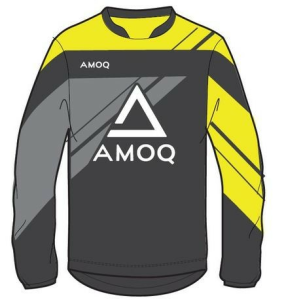 AMOQ Snowcross fekete/HiVis S póló, 2, nordicamoto.ro