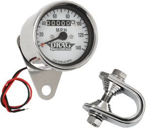 2.4(r) Mini Mechanical Speedometer White, 1, nordicamoto.ro