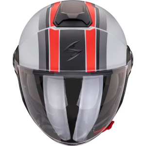 Casca open face/jet SCORPION EXO CITY II VEL S Alb/Rosu, 4, nordicamoto.ro