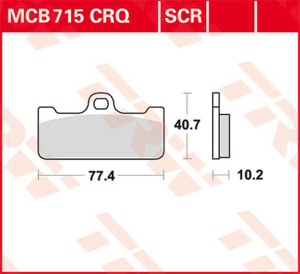 Crq sorozatú szénszálas versenyfékbetétek, 1, nordicamoto.ro