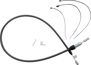 Karbonfibr Quick Connect Upper Clutch Cable Silver, 1, nordicamoto.ro