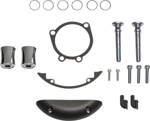 Inverted Air Cleaner Hardware Kit Black, Silver, 1, nordicamoto.ro