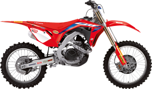 Blackbird Racing Replica Team Honda Hrc 2022 Graphics Kit With Seat Cover Red, 2, nordicamoto.ro