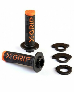 Mansoane Lock-On X-Grip Open End Albastru, 3, nordicamoto.ro