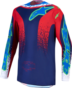 Alpinestars Fluid Drag gyerek póló, fekete/kék/piros, S-es méret, 1, nordicamoto.ro