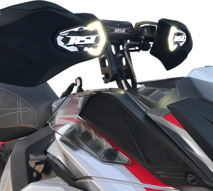 Led-lighted Stonewall Handguards Black, White, 2, nordicamoto.ro